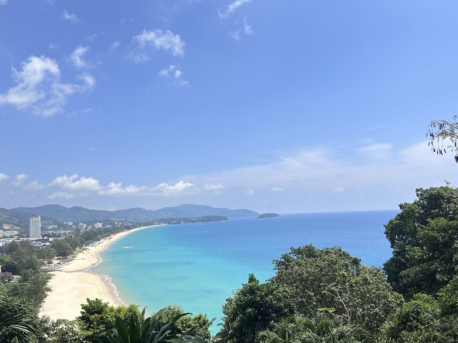 Karon Beach Phuket wide sandy beach with clear blue water